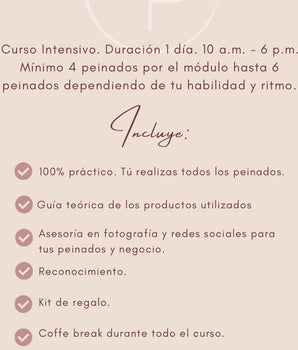 06 Octubre Culiacán |  Curso Privado Presencial en Academia Joss Payan $5,999 mxn